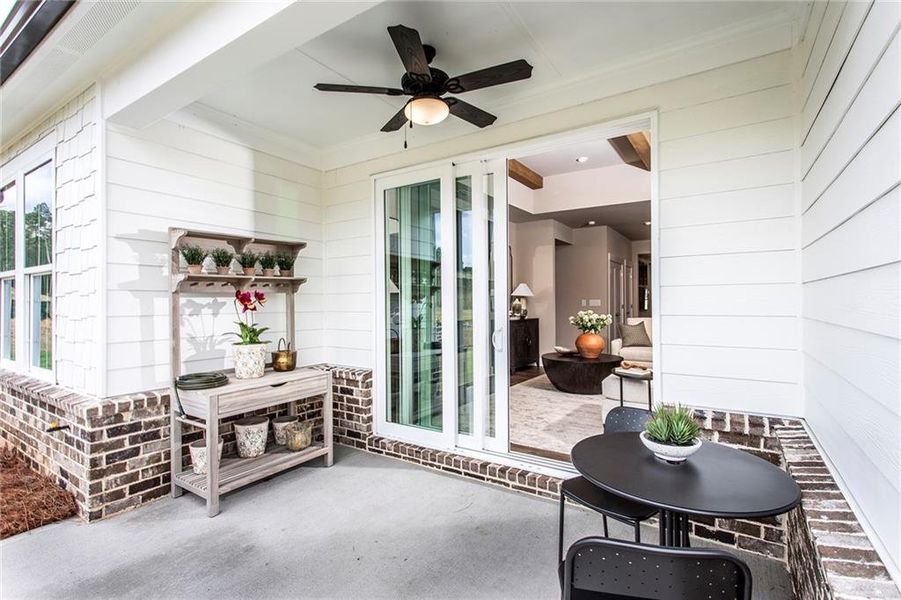 Exterior details and patio area of a home in , Marietta (Image 25). Exterior details and patio area of a home in , Marietta (Image 25).