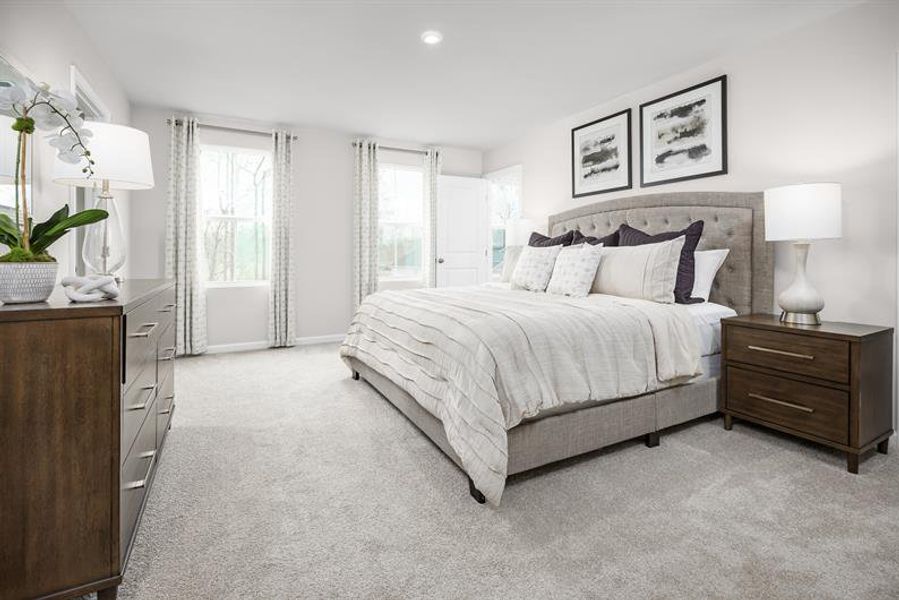 Furnished interior view inside a new home in Aspen Meadows, Hampton (Image 8).