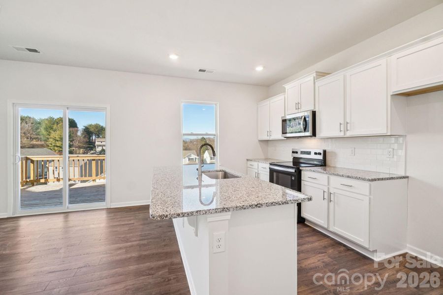 Furnished interior view inside a new home in Rydele Heights, Asheville (Image 7). Furnished interior view inside a new home in Rydele Heights, Asheville (Image 7).