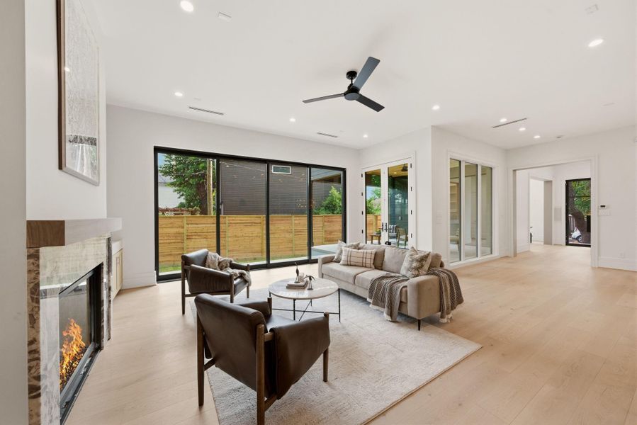 Furnished interior view inside a new home in , Houston (Image 5).