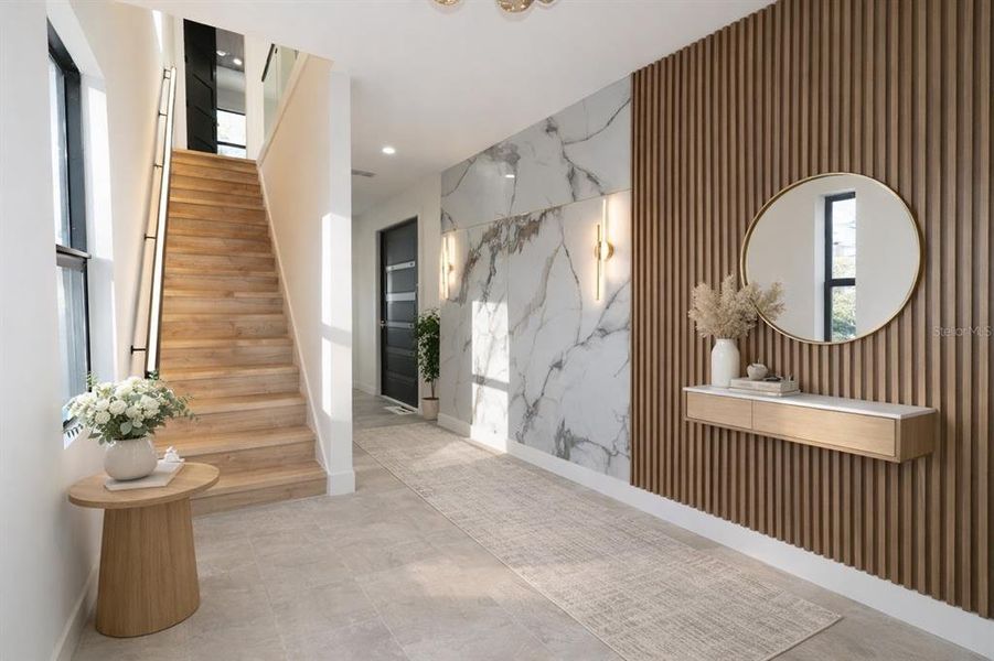 Furnished interior view inside a new home in , Tampa (Image 8).