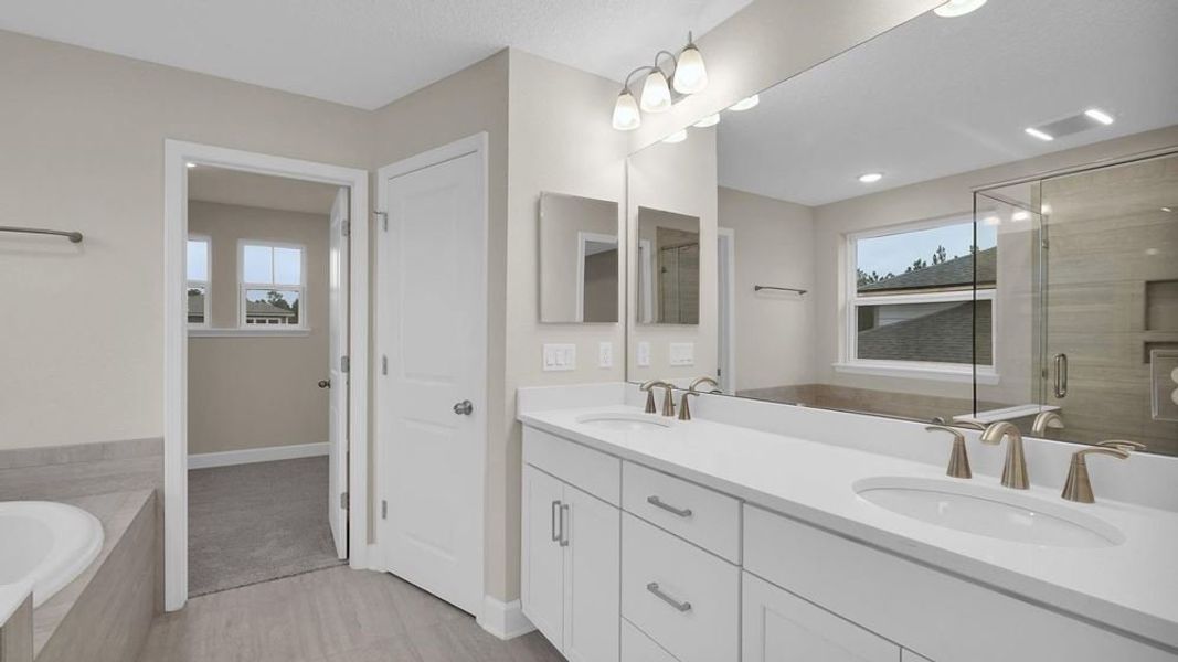 Representative furnished interior of a home built from the The Fanning by Providence Homes (Florida) in Reflections at Nocatee, Nocatee (Image 10).
