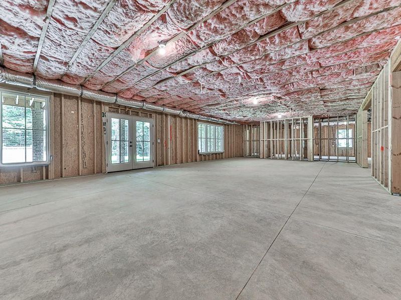 In-progress construction of a new home in , Ball Ground, GA (Image 88).