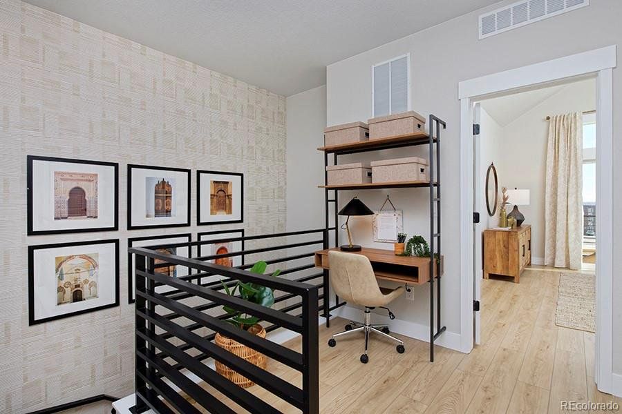 Furnished interior view inside a new home in , Denver (Image 15).