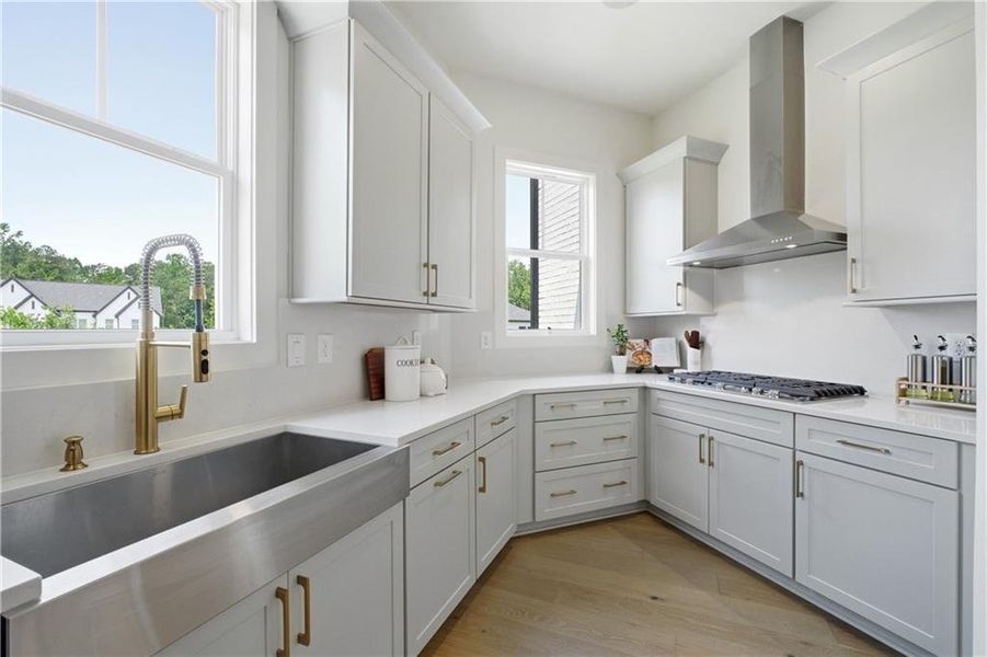 Furnished interior view inside a new home in , Alpharetta (Image 27).