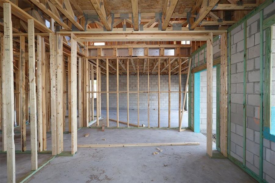 In-progress construction of a new home in Center Lake on the Park, St. Cloud, FL (Image 8).