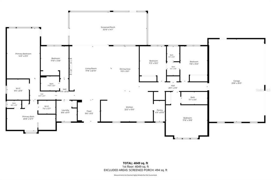 2D floor plan layout of this home in , Winter Haven, FL (Image 6).