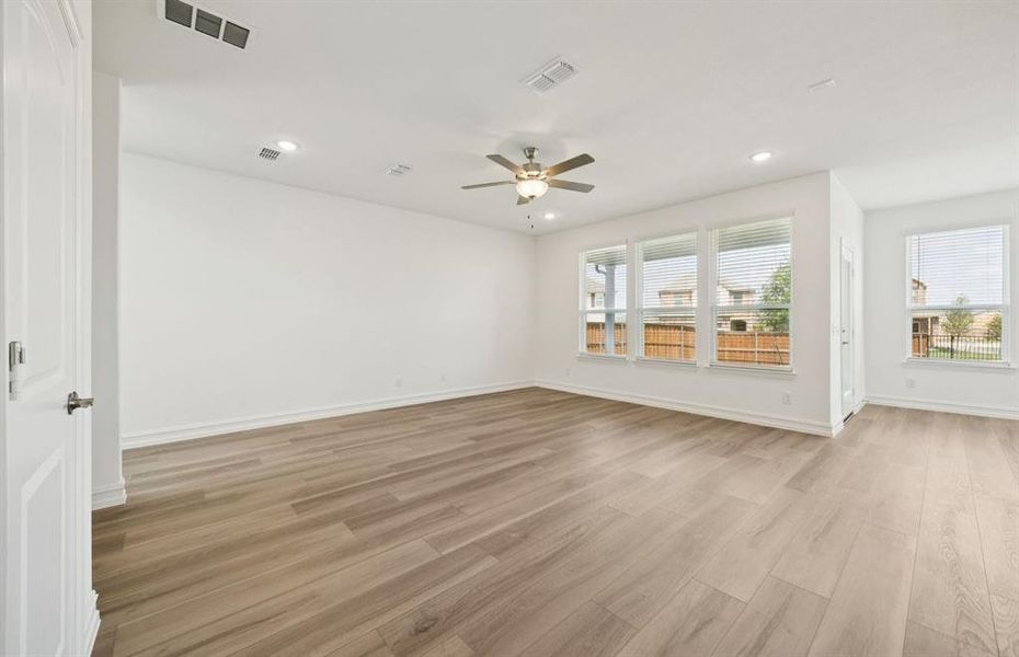 Gorgeous flooring throughout main living areas Gorgeous flooring throughout main living areas