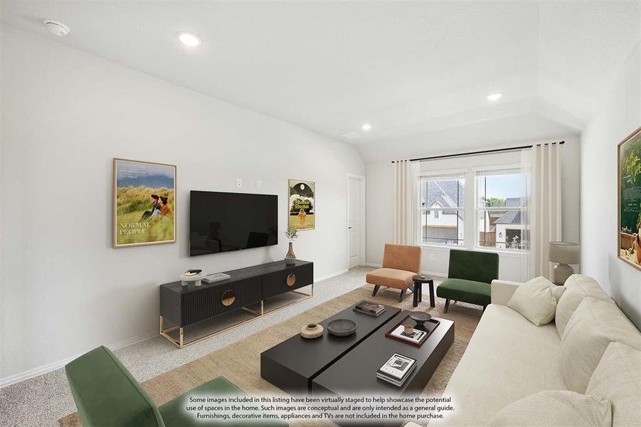 Furnished interior view inside a new home in Sonoma Verde, Rockwall (Image 30).