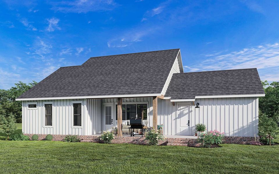 Representative exterior photo of a completed home built from the Chico by Zeal Home Builders in Sunrise Point, Weatherford, TX (Image 16). Representative exterior photo of a completed home built from the Chico by Zeal Home Builders in Sunrise Point, Weatherford, TX (Image 16).