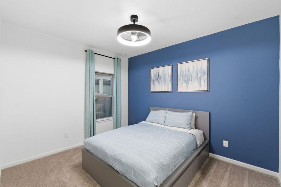 Furnished interior view inside a new home in Meridiana 40'/45', Manvel (Image 18).