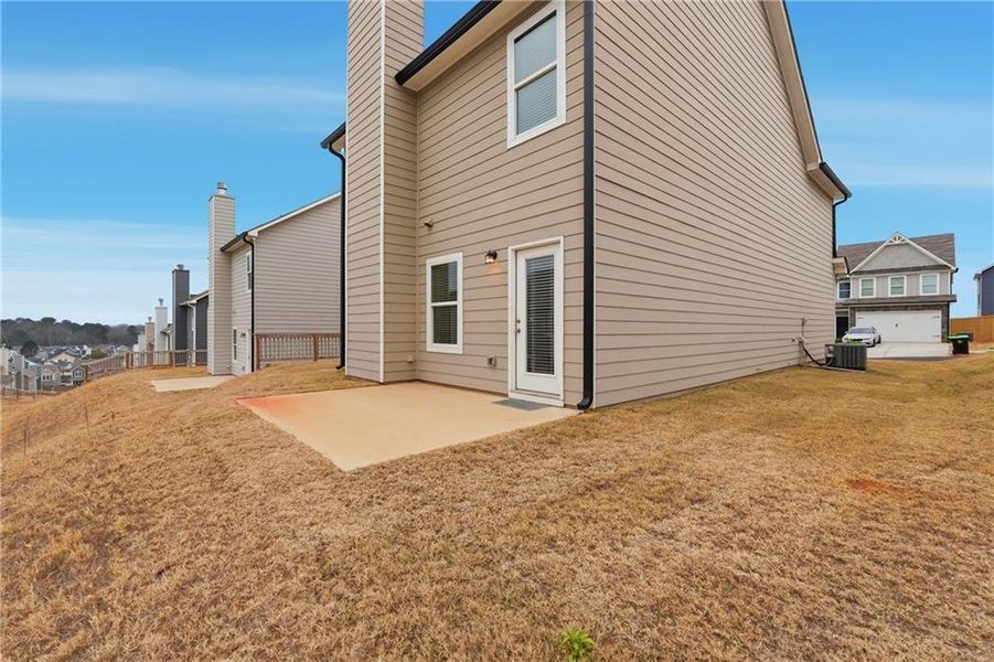 Exterior details and patio area of a home in , Cartersville (Image 25).