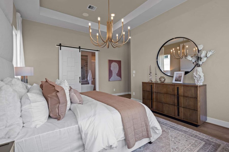 Furnished interior view inside a new home in Evergreen, Conroe (Image 34). Furnished interior view inside a new home in Evergreen, Conroe (Image 34).