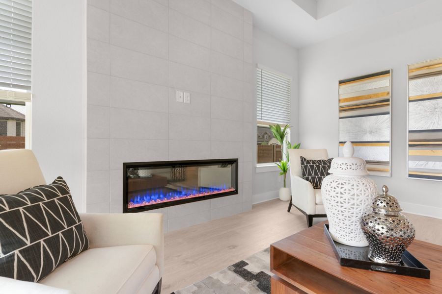 Furnished interior view inside a new home in Broken Oak, Georgetown (Image 67).
