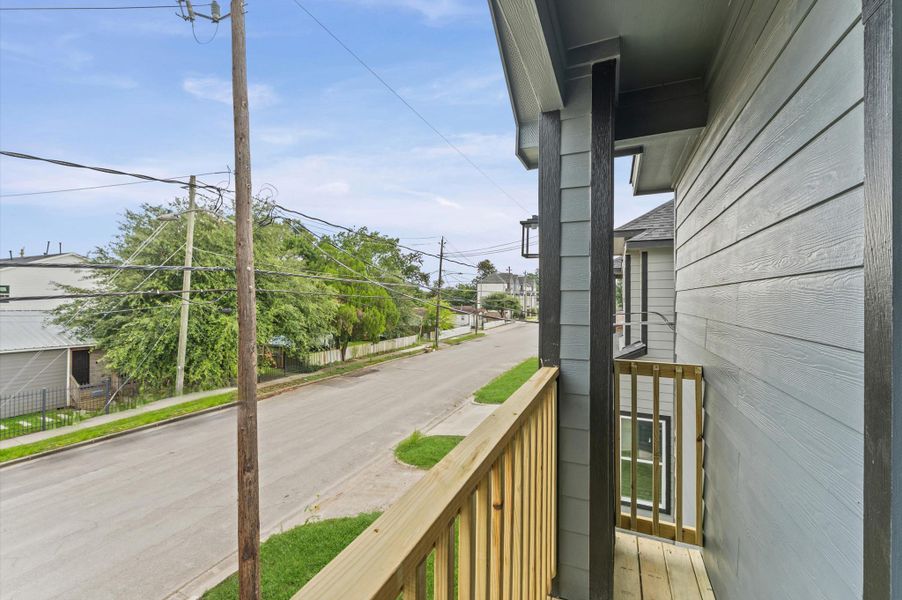 Exterior details and patio area of a home in , Houston (Image 3). Exterior details and patio area of a home in , Houston (Image 3).