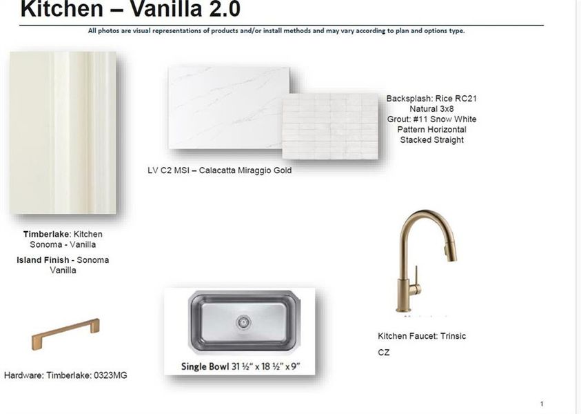 Sample of building materials used in homes in Waterhaven Single Family, Cumming (Image 34).