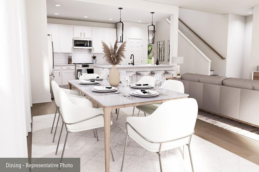 Furnished interior view inside a new home in Legacy - Retreat Collection, League City (Image 8).