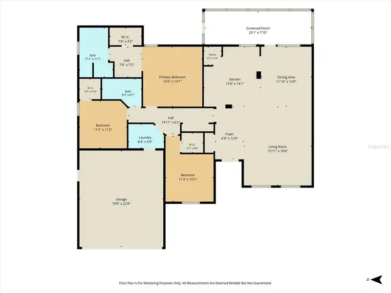 2D floor plan layout of this home in , Beverly Hills, FL (Image 5). 2D floor plan layout of this home in , Beverly Hills, FL (Image 5).