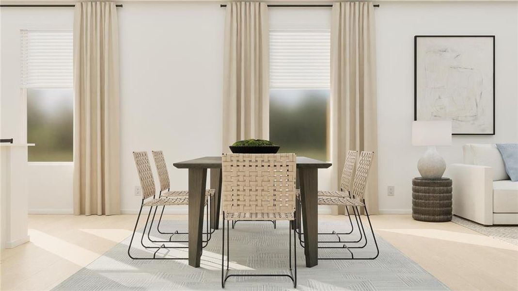 Furnished interior view inside a new home in Wellness Ridge, Clermont (Image 13).