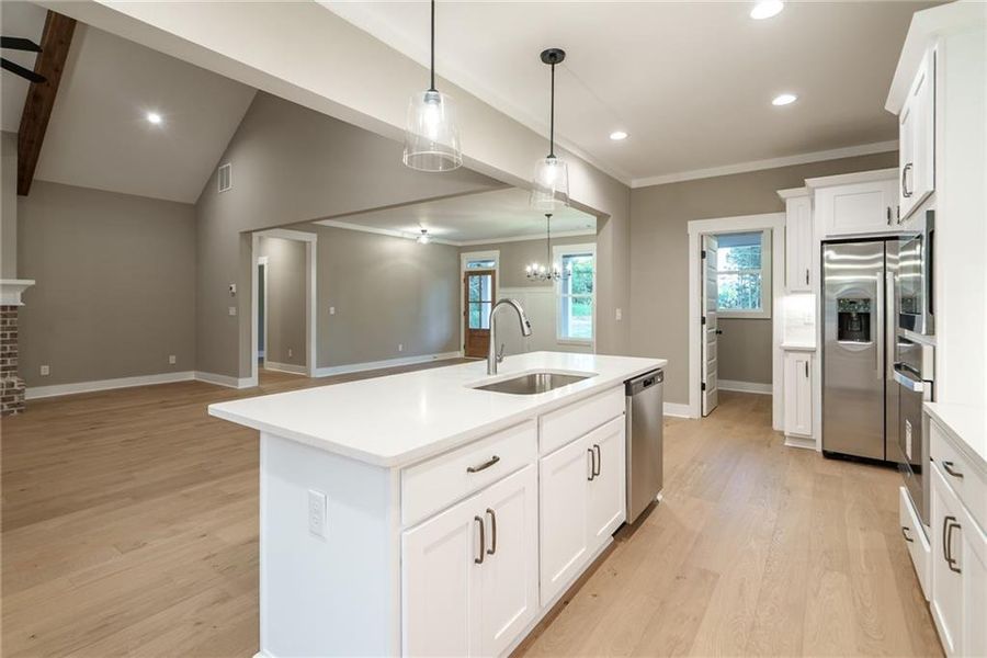 Furnished interior view inside a new home in , Social Circle (Image 5).