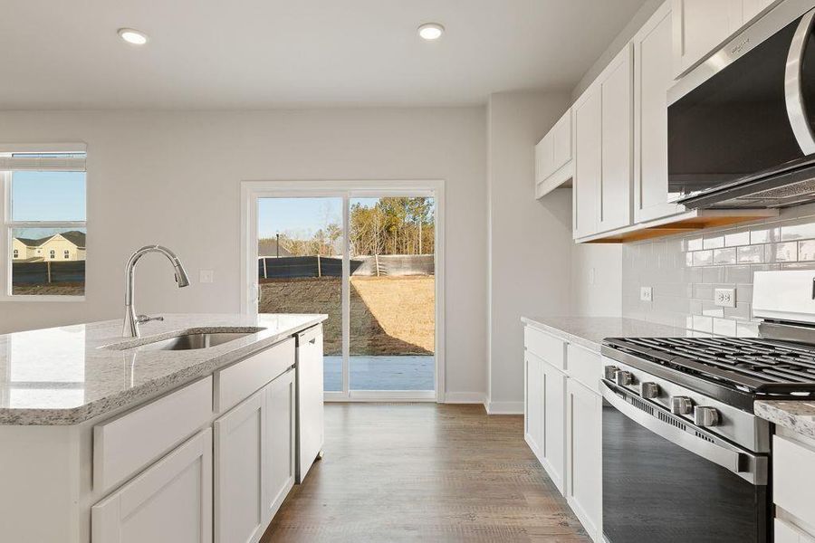 Furnished interior view inside a new home in Reserve at Gum Springs, Jefferson (Image 10).
