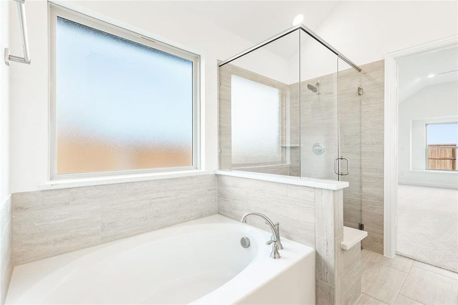 Furnished interior view inside a new home in Stone River Glen, Royse City (Image 14).