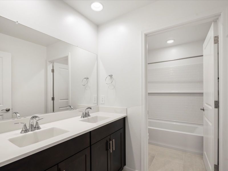 Furnished interior view inside a new home in Alamar at Rocking K, Tucson (Image 7).