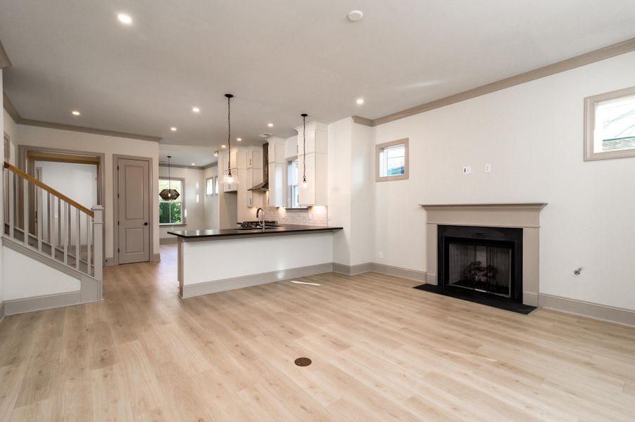 Furnished interior view inside a new home in , Charleston (Image 14).