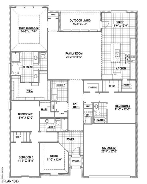 Plan 1683 1st Floor