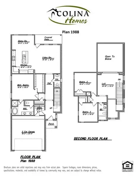 2D floor plan layout of this home in Mill Creek Trails, Magnolia, TX (Image 4).