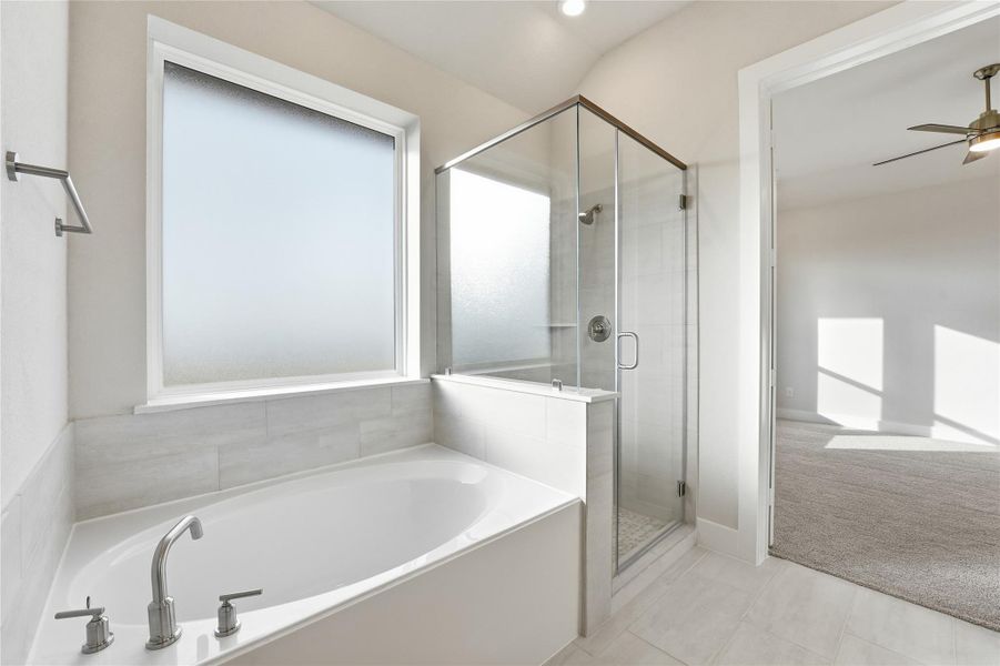 Furnished interior view inside a new home in Bridgeland, Cypress (Image 4).