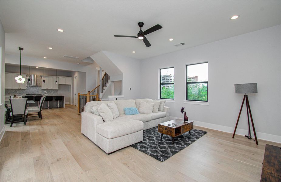 Furnished interior view inside a new home in , Houston (Image 14).