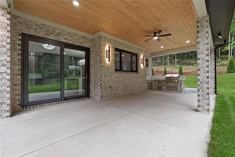 Exterior details and patio area of a home in , Dacula (Image 4). Exterior details and patio area of a home in , Dacula (Image 4).