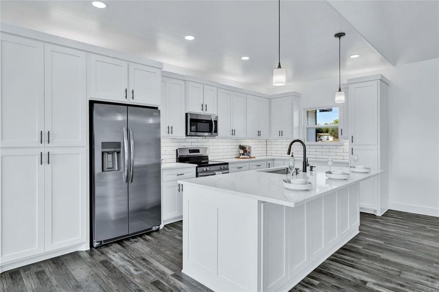 Furnished interior view inside a new home in , Kaufman (Image 15). Furnished interior view inside a new home in , Kaufman (Image 15).