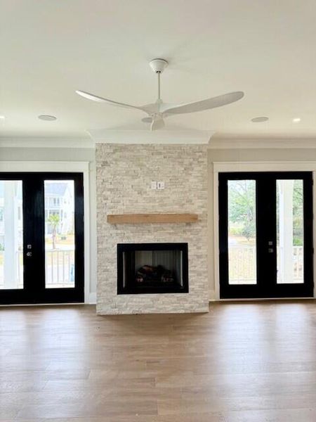 Spacious, unfurnished interior of a new home in Overlook at Copahee Sound, Awendaw (Image 33). Spacious, unfurnished interior of a new home in Overlook at Copahee Sound, Awendaw (Image 33).