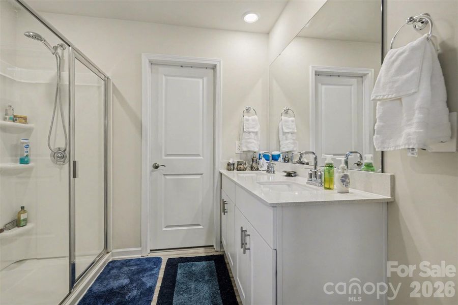 Furnished interior view inside a new home in Morgan Hills, Albemarle (Image 19).
