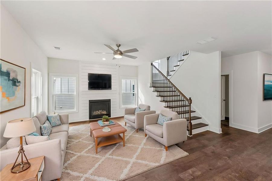 Furnished interior view inside a new home in , Decatur (Image 5).