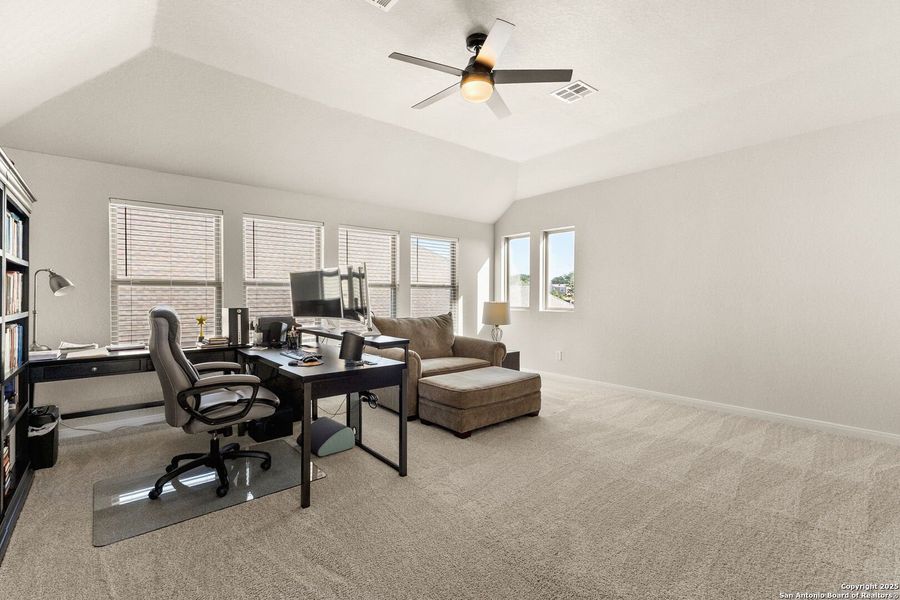 Furnished interior view inside a new home in Overlook at Creekside, New Braunfels (Image 14).