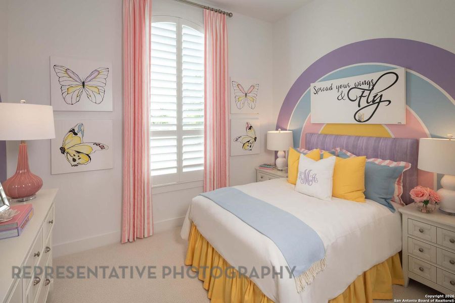 Furnished interior view inside a new home in The Ranches at Creekside, Boerne (Image 31).