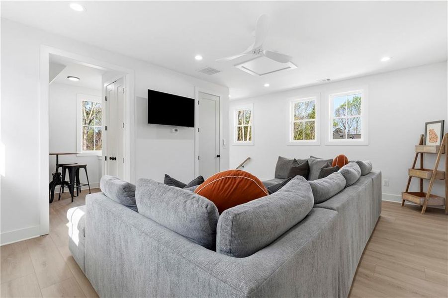 Furnished interior view inside a new home in , Dacula (Image 39).