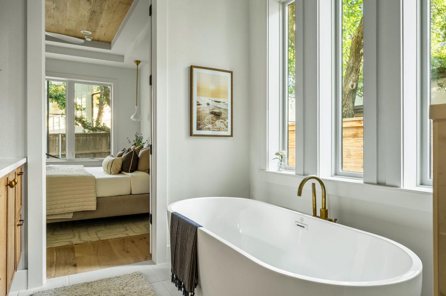 Furnished interior view inside a new home in , Austin (Image 36).
