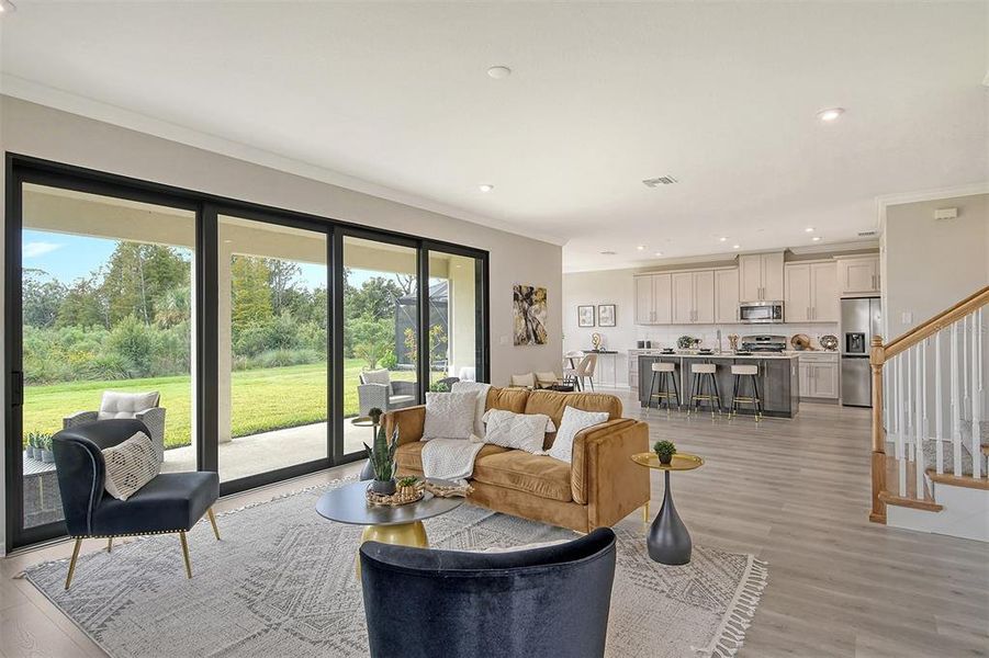 Furnished interior view inside a new home in , Nokomis (Image 31).