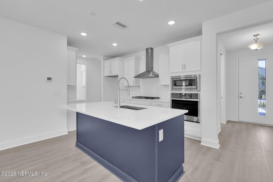 Furnished interior view inside a new home in Crosswinds at Nocatee, Nocatee (Image 14). Furnished interior view inside a new home in Crosswinds at Nocatee, Nocatee (Image 14).