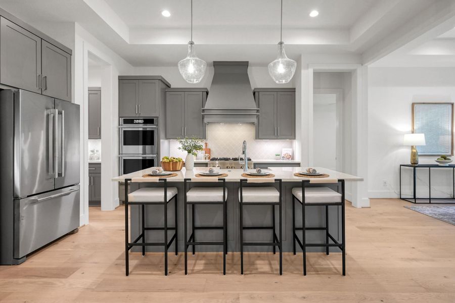 Furnished interior view inside a new home in The Cedars, Plantersville (Image 9).