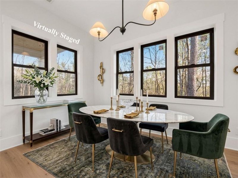 Furnished interior view inside a new home in , Gainesville (Image 47).