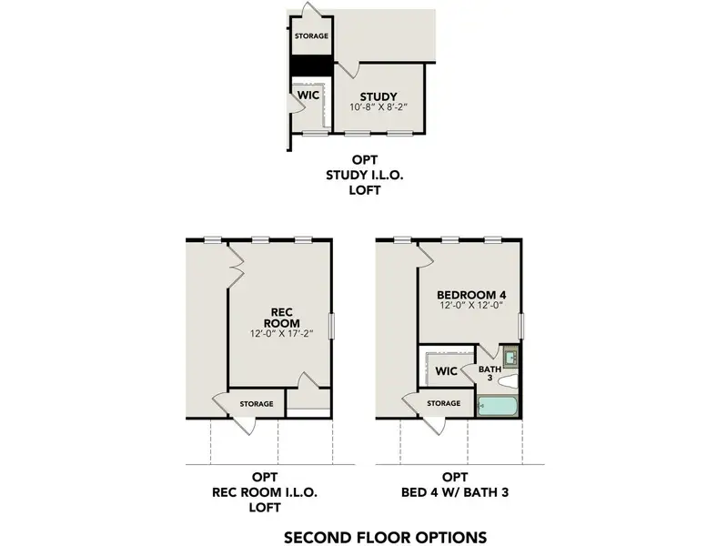 2D floor plan layout for the The Belmont G by Davidson Homes LLC in The Reserve at Potranco Oaks, Castroville, TX (Image 7). 2D floor plan layout for the The Belmont G by Davidson Homes LLC in The Reserve at Potranco Oaks, Castroville, TX (Image 7).