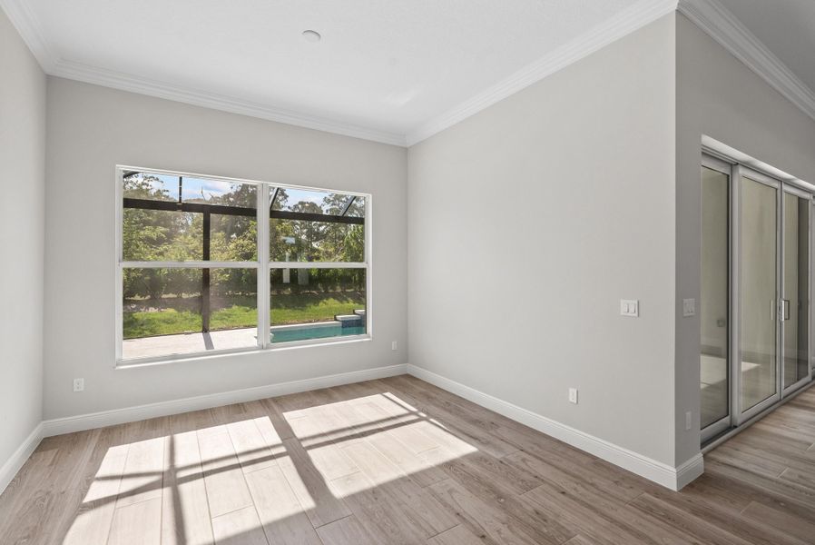 Representative unfurnished interior of a home built from the Weston Signature by GHO Homes in High Pointe, Vero Beach (Image 22).