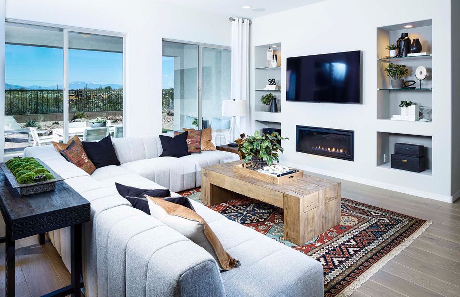 Representative furnished interior of a home built from the Catalina by Pulte Homes in Ironwood Estates, Oro Valley (Image 6). Representative furnished interior of a home built from the Catalina by Pulte Homes in Ironwood Estates, Oro Valley (Image 6).