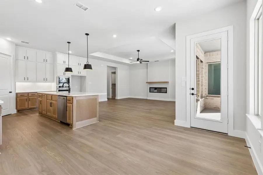 Furnished interior view inside a new home in Painted Tree Lakeside, McKinney (Image 9).