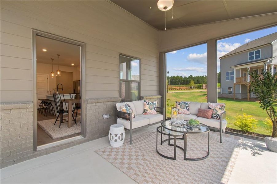 Exterior details and patio area of a home in Kentmere, Auburn (Image 3). Exterior details and patio area of a home in Kentmere, Auburn (Image 3).